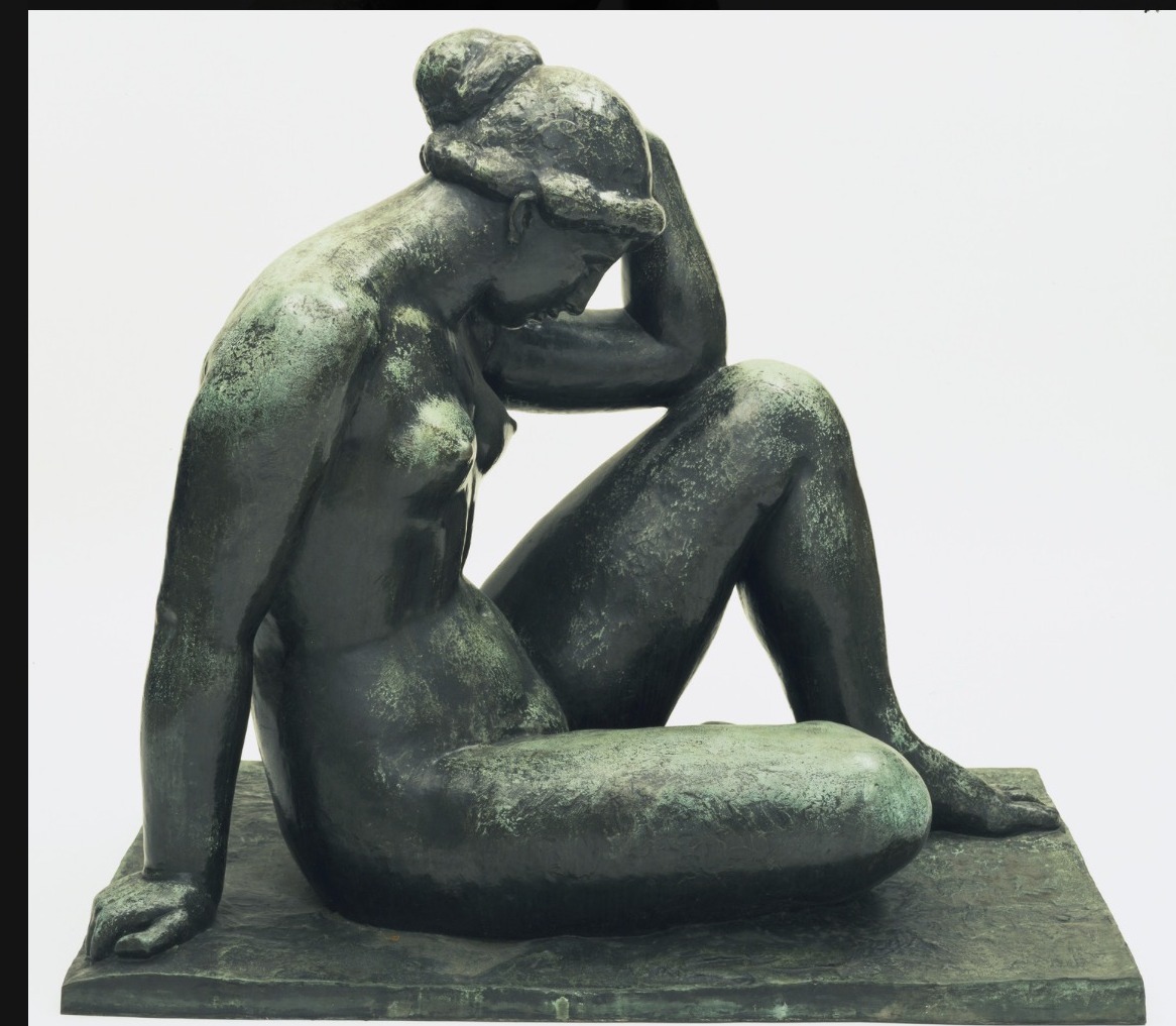 Aristide Maillol's bronze sculpture The Mediterranean