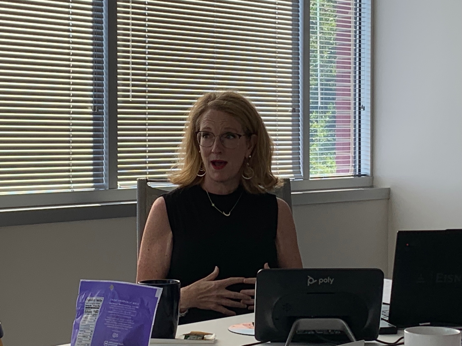 Amy Shortt facilitating a discussion at EisnerAmper